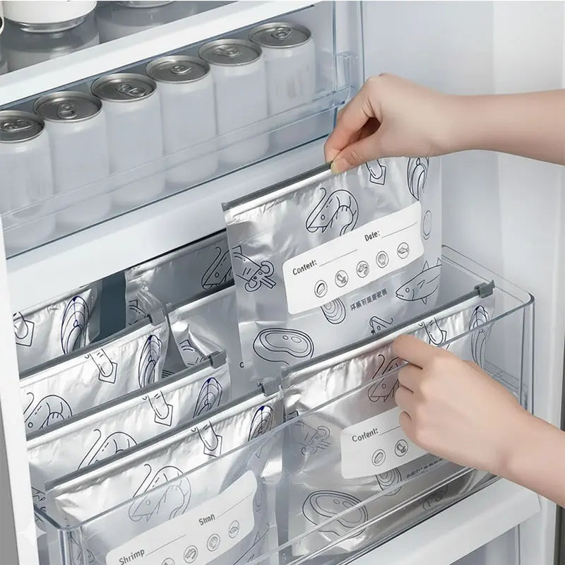 ⏰BLACK FRIDAY SALE🧊New reusable upgraded thickened upright aluminum foil sealing storage bags