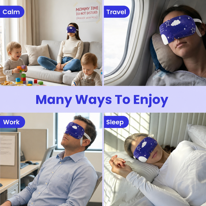 Lavender-scented steam eye mask