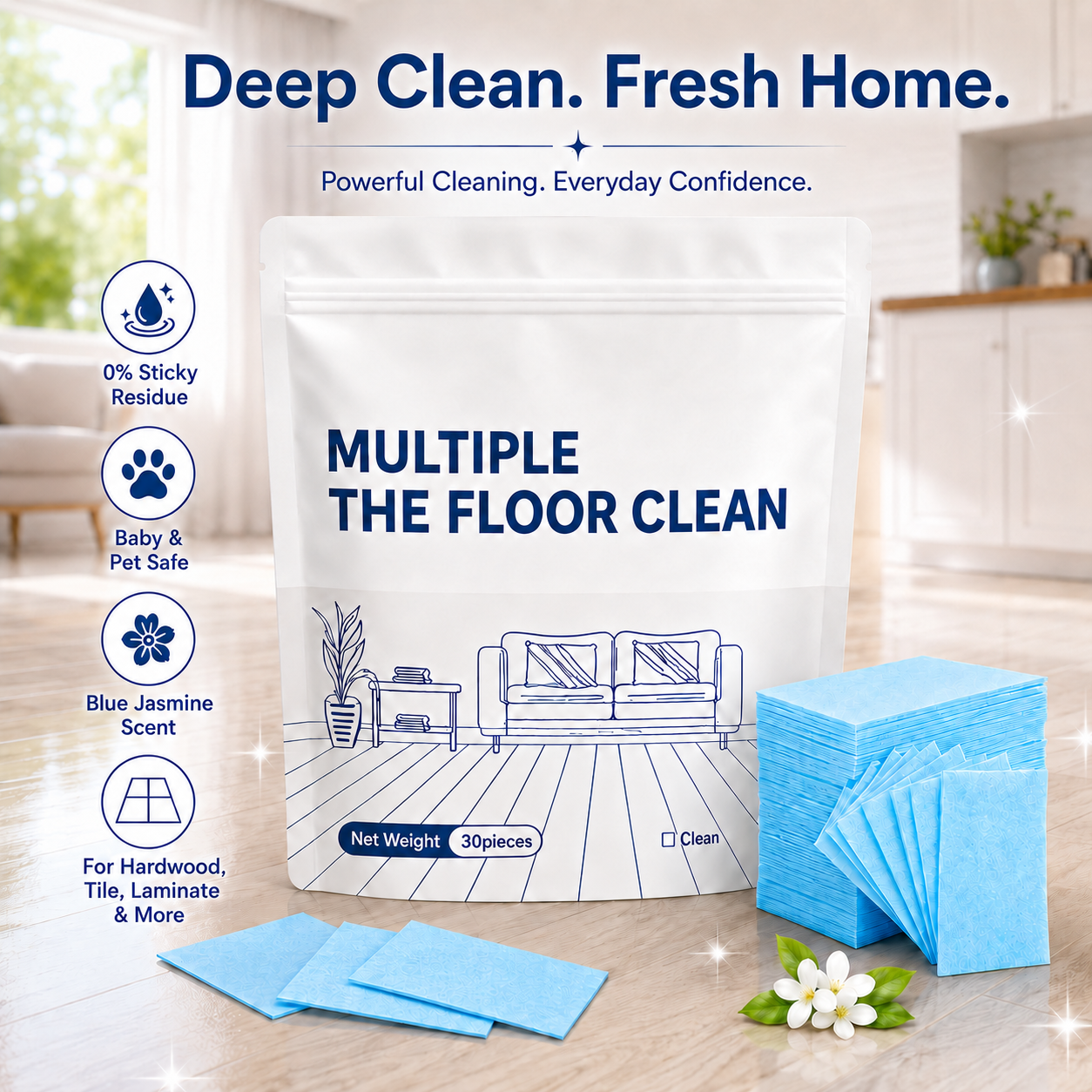 Multi-Surface Floor Cleaning Tablets