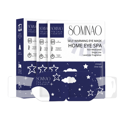 Lavender-scented steam eye mask